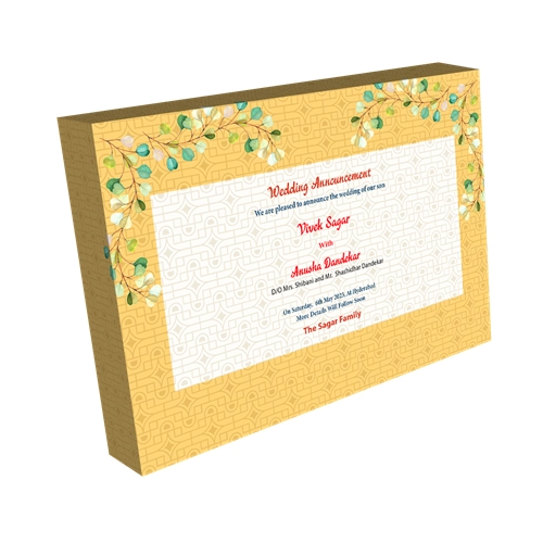 6 + 1 Compartments Standard Gift Box | Sweets or Dry Fruit Bites and Namkeen